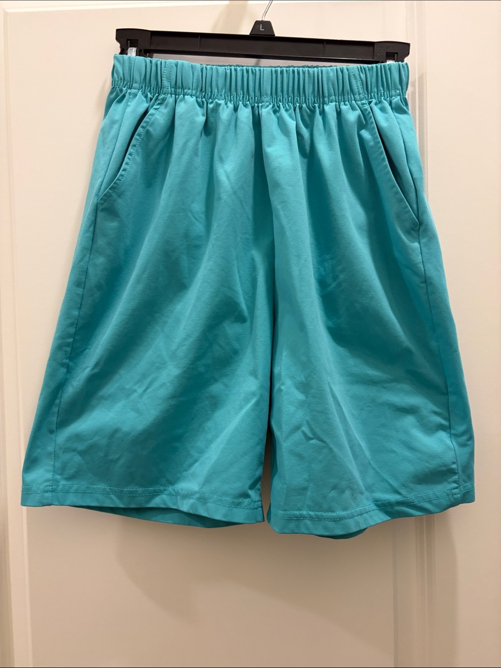 Women's Turquoise Circle Skirt - Elastic Waist